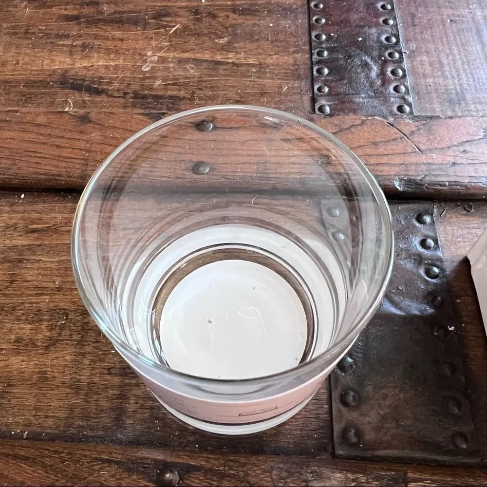 4/$20 Ranger Station empty candle jar cocktail glass